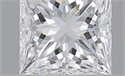 0.50 Carats, Princess D Color, VS2 Clarity and Certified by GIA