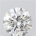 0.53 Carats, Round with Excellent Cut, G Color, IF Clarity and Certified by GIA