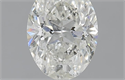 1.00 Carats, Oval J Color, I1 Clarity and Certified by GIA