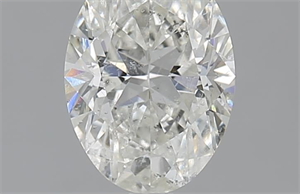 Picture of 1.00 Carats, Oval J Color, I1 Clarity and Certified by GIA