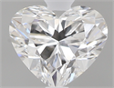 0.55 Carats, Heart E Color, VVS1 Clarity and Certified by GIA