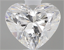 0.44 Carats, Heart D Color, VS2 Clarity and Certified by GIA