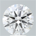 Lab Created Diamond 5.31 Carats, Round with Excellent Cut, G Color, VS1 Clarity and Certified by IGI