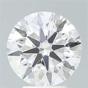 Picture of Lab Created Diamond 4.05 Carats, Round with Ideal Cut, F Color, VS1 Clarity and Certified by IGI