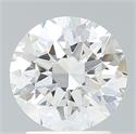 Lab Created Diamond 2.18 Carats, Round with Excellent Cut, E Color, VS1 Clarity and Certified by IGI