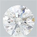 Lab Created Diamond 5.28 Carats, Round with Ideal Cut, F Color, VS1 Clarity and Certified by IGI