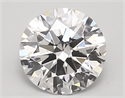 Lab Grown Diamond 1.83 Carats, Round with ideal Cut, D Color, vvs2 Clarity and Certified by IGI
