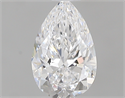 0.50 Carats, Pear D Color, VVS1 Clarity and Certified by GIA