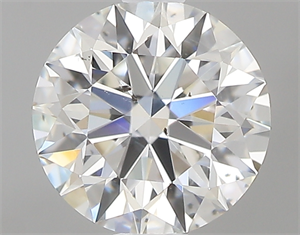 Picture of 0.70 Carats, Round with Excellent Cut, G Color, SI1 Clarity and Certified by GIA