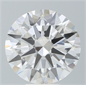 Lab Created Diamond 7.72 Carats, Round with Excellent Cut, F Color, VS1 Clarity and Certified by IGI