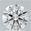 Lab Created Diamond 1.52 Carats, Round with Excellent Cut, E Color, VS1 Clarity and Certified by IGI