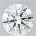 Lab Created Diamond 6.06 Carats, Round with Excellent Cut, F Color, VS1 Clarity and Certified by IGI