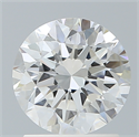 Lab Created Diamond 1.60 Carats, Round with Excellent Cut, E Color, VVS2 Clarity and Certified by IGI