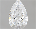 0.43 Carats, Pear D Color, VS2 Clarity and Certified by GIA
