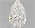 0.51 Carats, Pear F Color, VVS1 Clarity and Certified by GIA