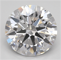 Lab Created Diamond 2.44 Carats, Round with ideal Cut, F Color, vs2 Clarity and Certified by IGI
