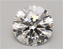 Del inventario de diamantes de laboratorio, 1.35 quilates, Redondo , Color E, claridad vvs2 y certificado IGI