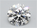 Del inventario de diamantes de laboratorio, 1.33 quilates, Redondo , Color D, claridad vs2 y certificado IGI