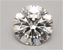 Lab Created Diamond 1.24 Carats, Round with ideal Cut, F Color, vvs1 Clarity and Certified by IGI