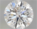 0.75 Carats, Round with Excellent Cut, G Color, VVS2 Clarity and Certified by GIA