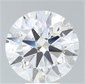 Lab Created Diamond 7.19 Carats, Round with Ideal Cut, G Color, VS1 Clarity and Certified by IGI