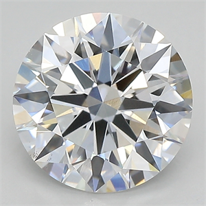 Picture of Lab Created Diamond 2.42 Carats, Round with ideal Cut, E Color, vs1 Clarity and Certified by IGI