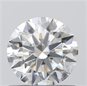 0.70 Carats, Round with Excellent Cut, F Color, VVS2 Clarity and Certified by GIA