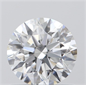 0.70 Carats, Round with Excellent Cut, D Color, VS2 Clarity and Certified by GIA