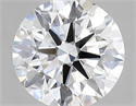 Lab Created Diamond 2.08 Carats, Round with ideal Cut, E Color, vs1 Clarity and Certified by IGI