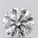 0.76 Carats, Round with Excellent Cut, F Color, VS2 Clarity and Certified by GIA