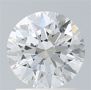 Picture of Lab Created Diamond 1.60 Carats, Round with Ideal Cut, D Color, VS1 Clarity and Certified by IGI