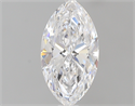 0.71 Carats, Marquise D Color, VS2 Clarity and Certified by GIA
