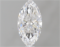 0.50 Carats, Marquise D Color, VS2 Clarity and Certified by GIA