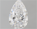 0.51 Carats, Pear D Color, VS2 Clarity and Certified by GIA