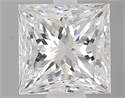 0.42 Carats, Princess D Color, VVS1 Clarity and Certified by GIA