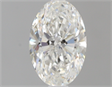 0.50 Carats, Oval G Color, VVS2 Clarity and Certified by GIA