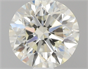 0.70 Carats, Round with Excellent Cut, K Color, VS1 Clarity and Certified by GIA