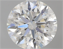 0.52 Carats, Round with Excellent Cut, F Color, VS1 Clarity and Certified by GIA