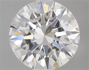Picture of 0.42 Carats, Round with Excellent Cut, D Color, VVS2 Clarity and Certified by GIA
