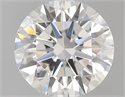 0.73 Carats, Round with Excellent Cut, F Color, IF Clarity and Certified by GIA