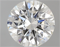 0.73 Carats, Round with Excellent Cut, F Color, VVS1 Clarity and Certified by GIA