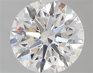 Picture of 0.58 Carats, Round with Excellent Cut, D Color, VVS1 Clarity and Certified by GIA