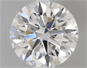 0.61 Carats, Round with Excellent Cut, E Color, VS1 Clarity and Certified by GIA