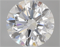 0.50 Carats, Round with Very Good Cut, E Color, VVS2 Clarity and Certified by GIA