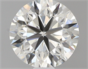 0.70 Carats, Round with Very Good Cut, I Color, VVS1 Clarity and Certified by GIA
