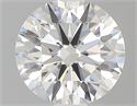 0.50 Carats, Round with Excellent Cut, G Color, IF Clarity and Certified by GIA