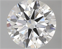 0.75 Carats, Round with Excellent Cut, F Color, VS1 Clarity and Certified by GIA