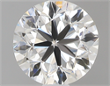 0.70 Carats, Round with Very Good Cut, G Color, IF Clarity and Certified by GIA