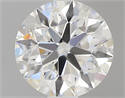 0.60 Carats, Round with Excellent Cut, F Color, IF Clarity and Certified by GIA