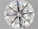 0.62 Carats, Round with Excellent Cut, E Color, IF Clarity and Certified by GIA